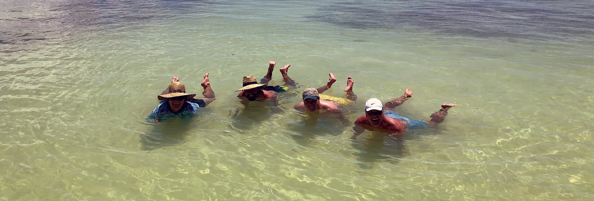 Vibrant scene at Islamorada Sandbar